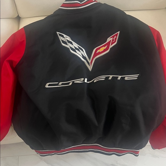 Corvette Black and Red Varsity Jacket - Picture 2 of 2